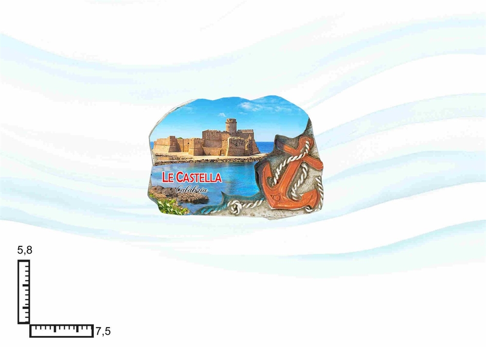 MAGNETE RESINA ANCORA PERSONALIZZABILE