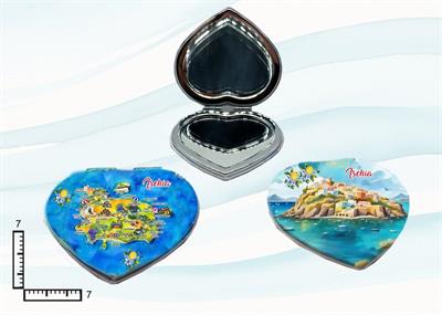 SPECCHIO BIANCO CUORE ISCHIA
