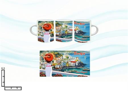 MINI MUG CERAMICA SUBL. ISCHIA SANT'ANGELO