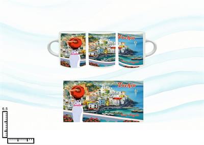 MINI MUG CERAMICA SUBL. ISCHIA SANT'ANGELO
