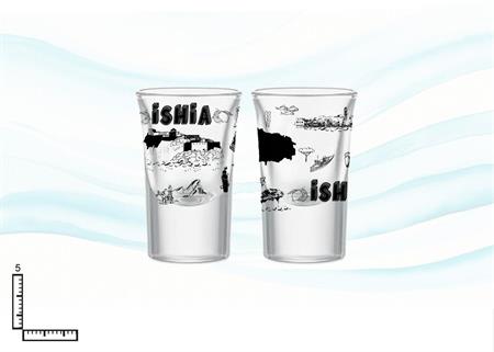 BICCHIERE VETRO TRASP.CM5.3H 12ML ISCHIA