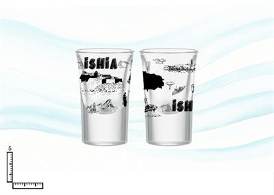 BICCHIERE VETRO TRASP.CM5.3H 12ML ISCHIA