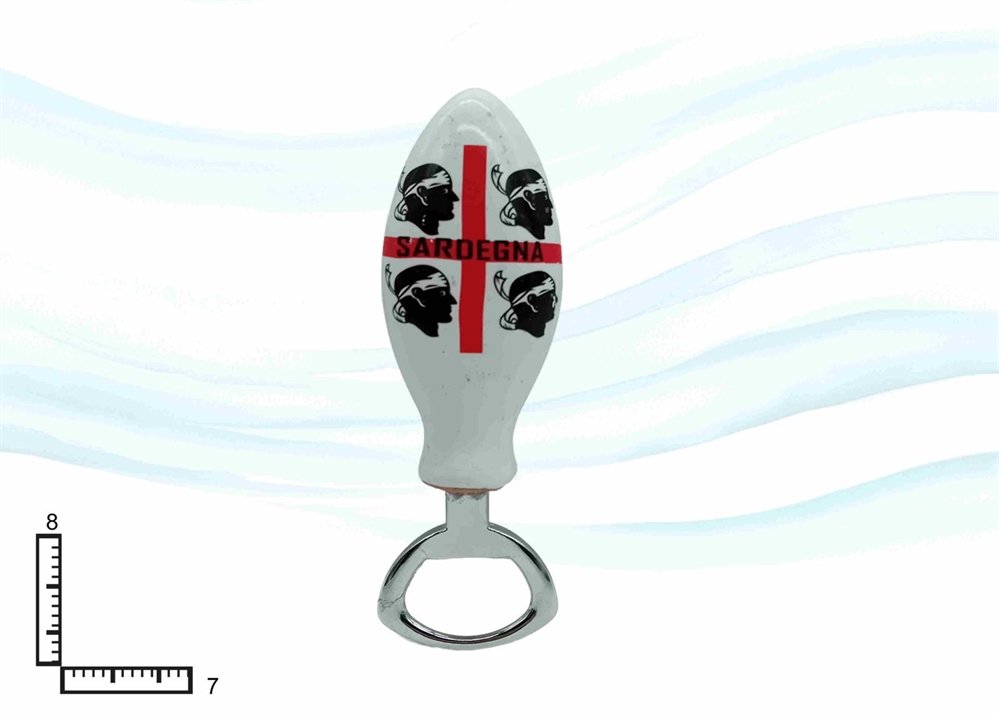 APRIBOTTIGLIE METALLO CERAMICA PERSONALIZZABILE