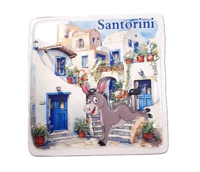 MAGNETE RESINA RILIEVO QUADRATO PERSONALIZZABILE