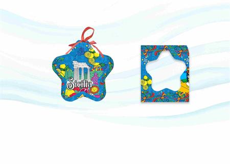 PALLINA PLASTICA STELLA C/ASTUCCIO PERSONALIZZABILE