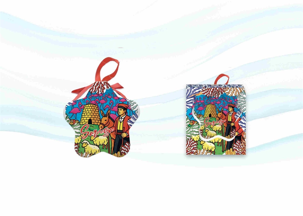 PALLINA PLASTICA STELLA C/ASTUCCIO SARDEGNA