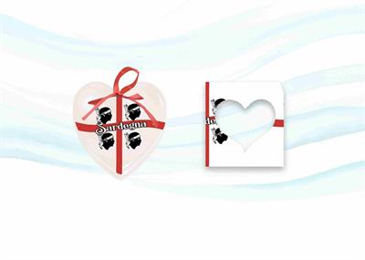 PALLINA PLASTICA CUORE C/ASTUCCIO 4MORI SARDEGNA