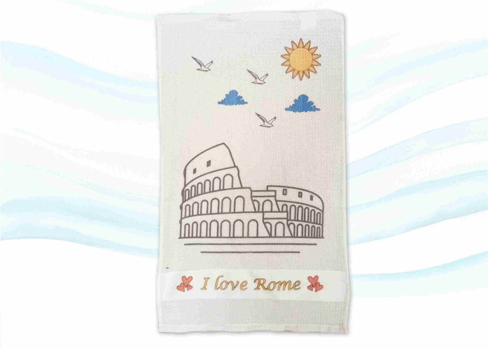 STROFINACCIO BIANCO NIDO D'APE CM60X35 PERSONALIZZABILE