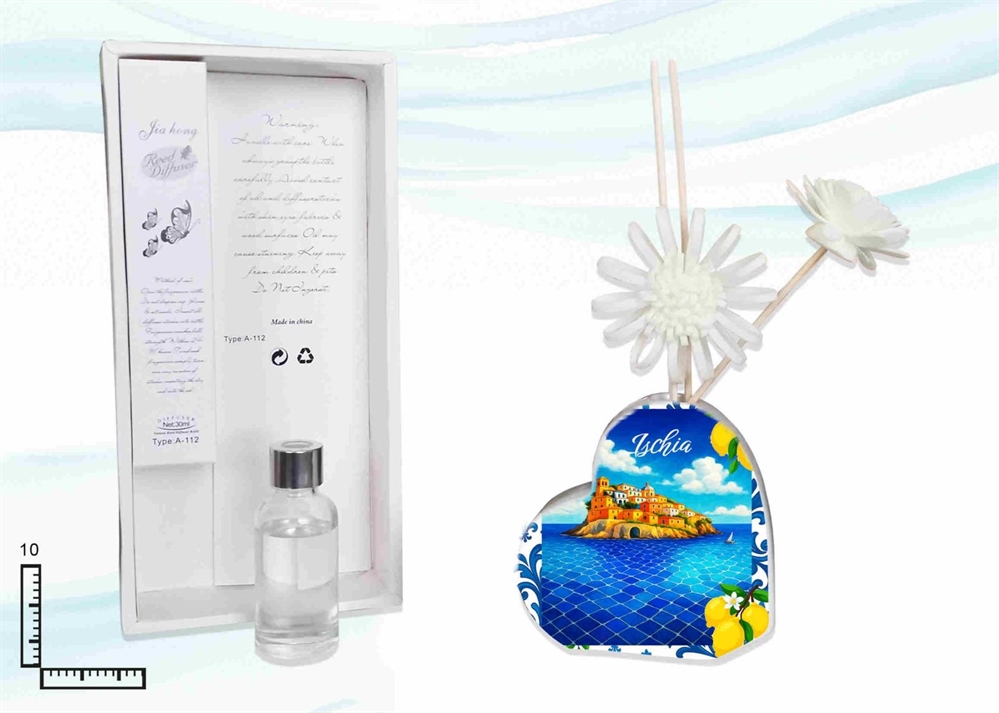 DIFFUSORE PROFUMO CUORE ISCHIA