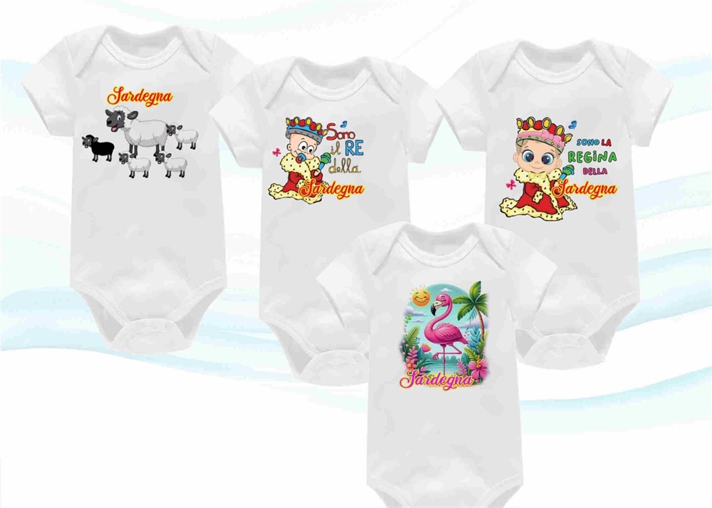 BODY BABY C/STAMPA TRANSFER SARDEGNA