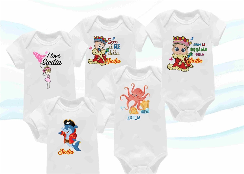 BODY BABY C/STAMPA TRANSFER SICILIA