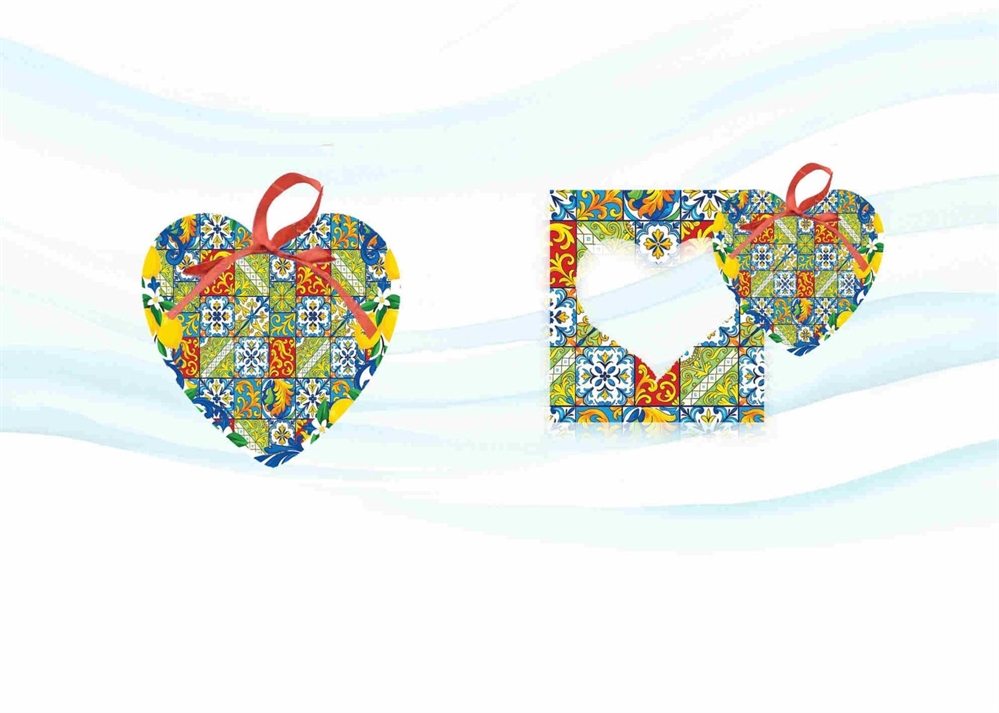 PALLINA PLASTICA CUORE C/ASTUCCIO ROSONI