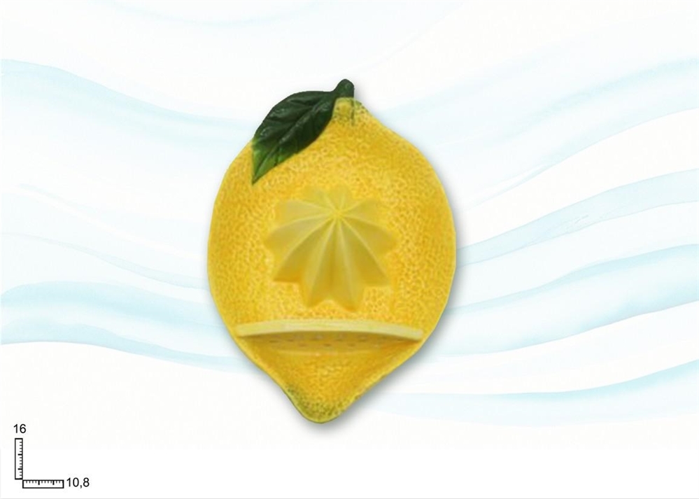 SPREMIAGRUMI CERAMICA GIALLA FORMA LIMONE