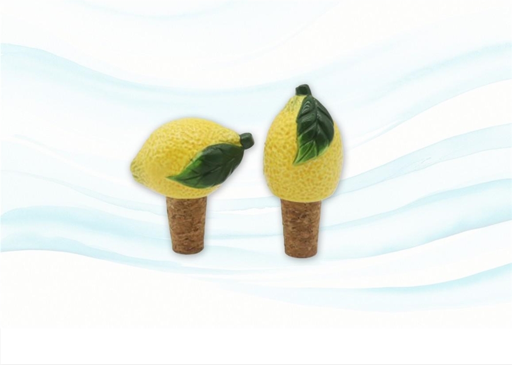 TAPPO CERAMICA CON R.LIMONE 6.3*4.2*7.2CM