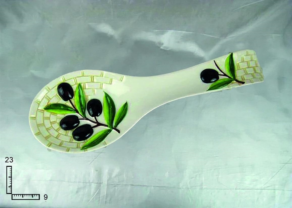 POGGIAMESTOLI CERAMICA BIANCA F.OLIVE