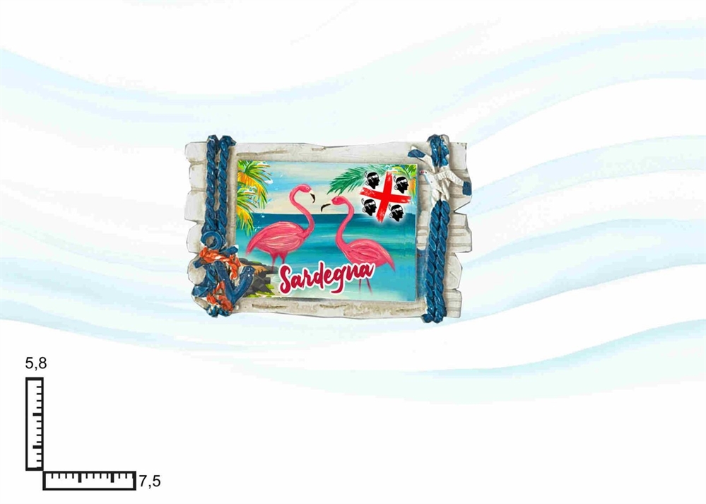 MAGNETE RESINA CORDE SARDEGNA