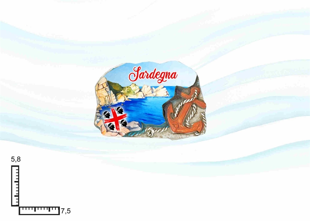 MAGNETE RESINA ANCORA SARDEGNA