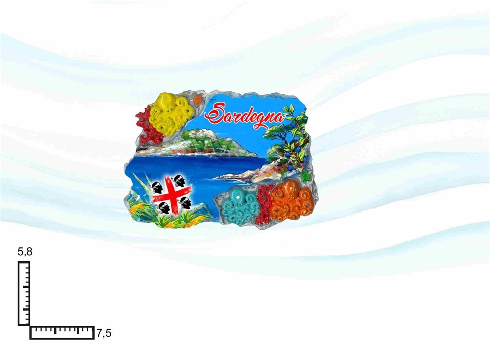 MAGNETE RESINA POLIPI SARDEGNA