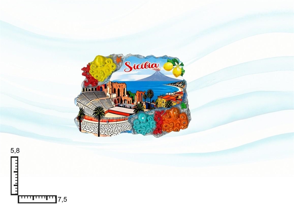 MAGNETE RESINA POLIPI SICILIA