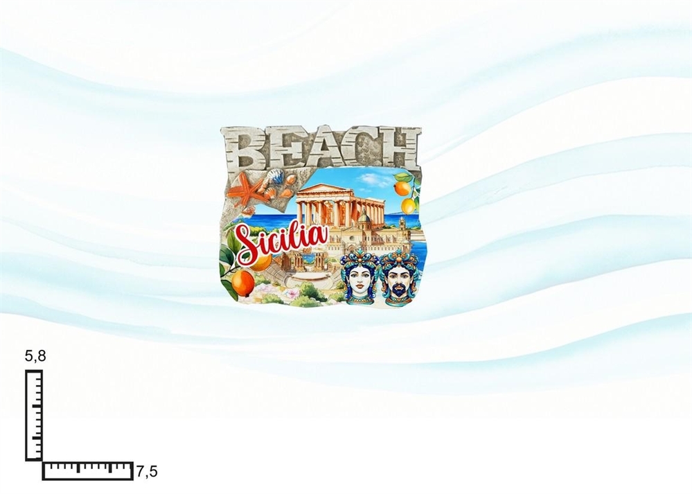 MAGNETE RESINA BEACH SICILIA