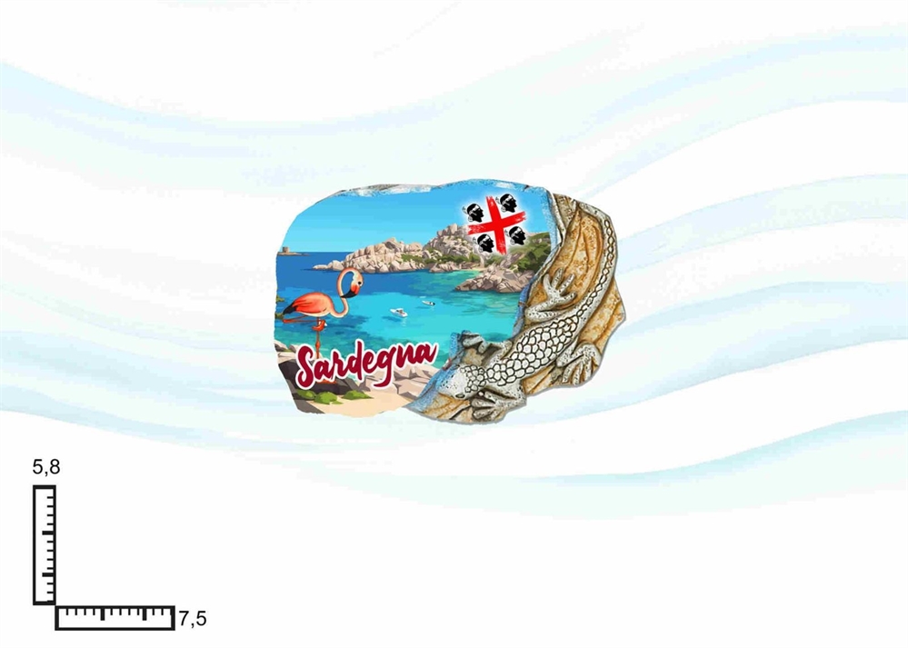 MAGNETE RESINA GEKO SARDEGNA