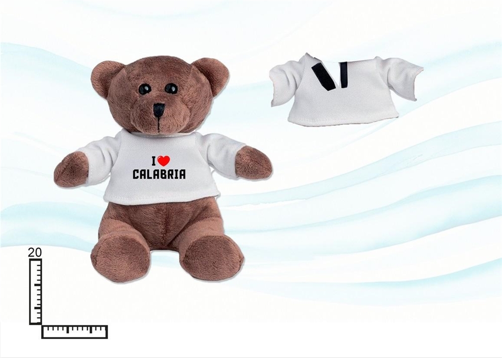 PELUCHE ORSETTO GR C/T-SHIRT CALABRIA