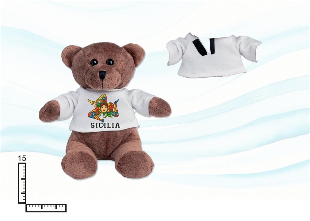 PELUCHE ORSETTO MD C/T-SHIRT PERSONALIZZABILE