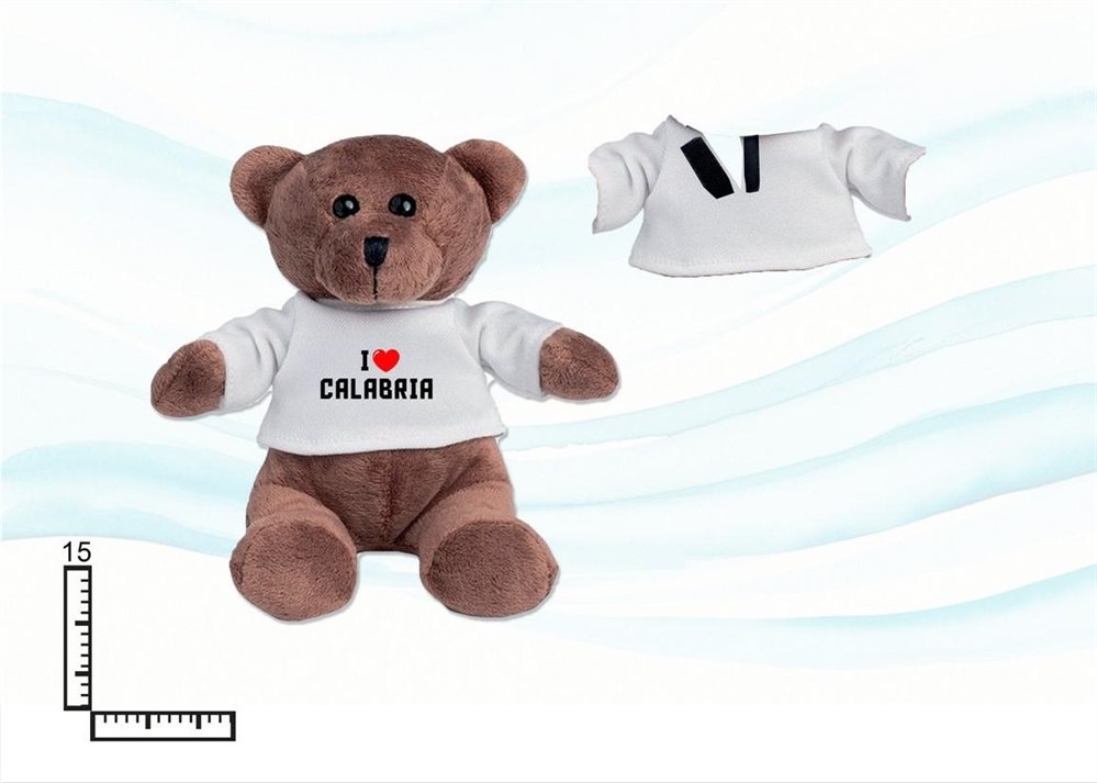 PELUCHE ORSETTO MD C/T-SHIRT CALABRIA