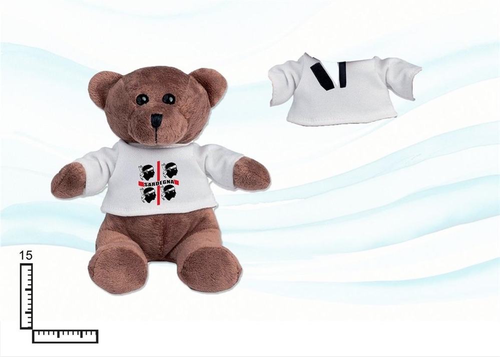 PELUCHE ORSETTO MD C/T-SHIRT SARDEGNA