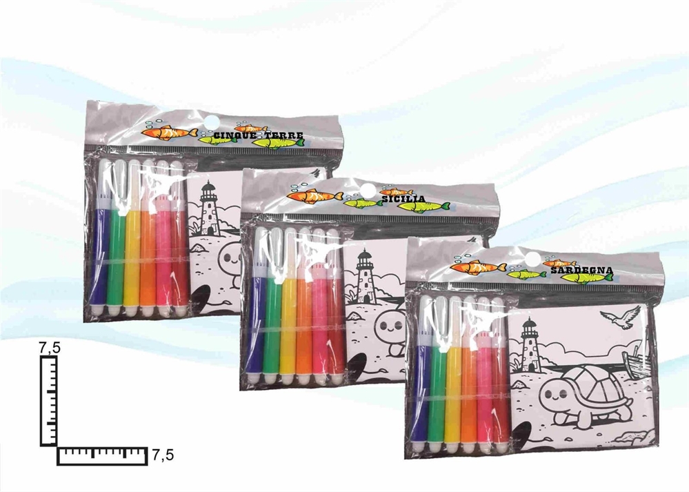 SET COLORI/PIASTRELLE DA COLORARE PERSONALIZZABILE