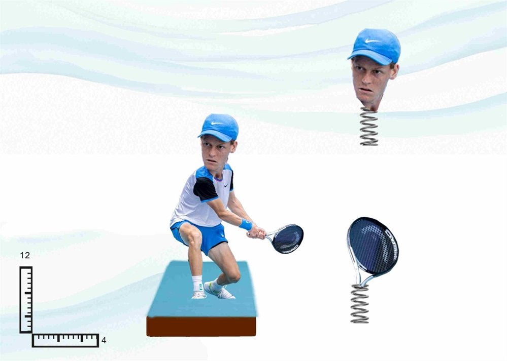 STATUA RESINA GONGOLO CM12 PERS.TENNIS S
