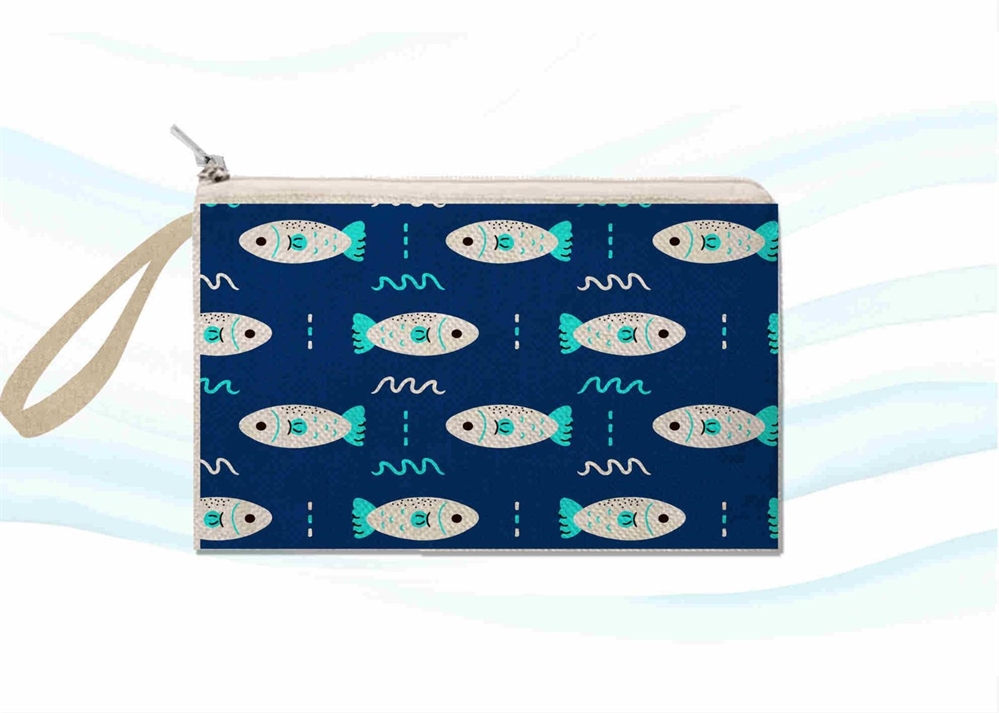 POCHETTE BLU ACCIUGHE PERSONALIZZABILE
