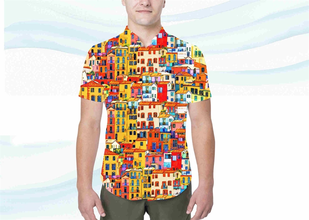 CAMICIA UOMO POLIESTERE CASETTE TG.ASS.