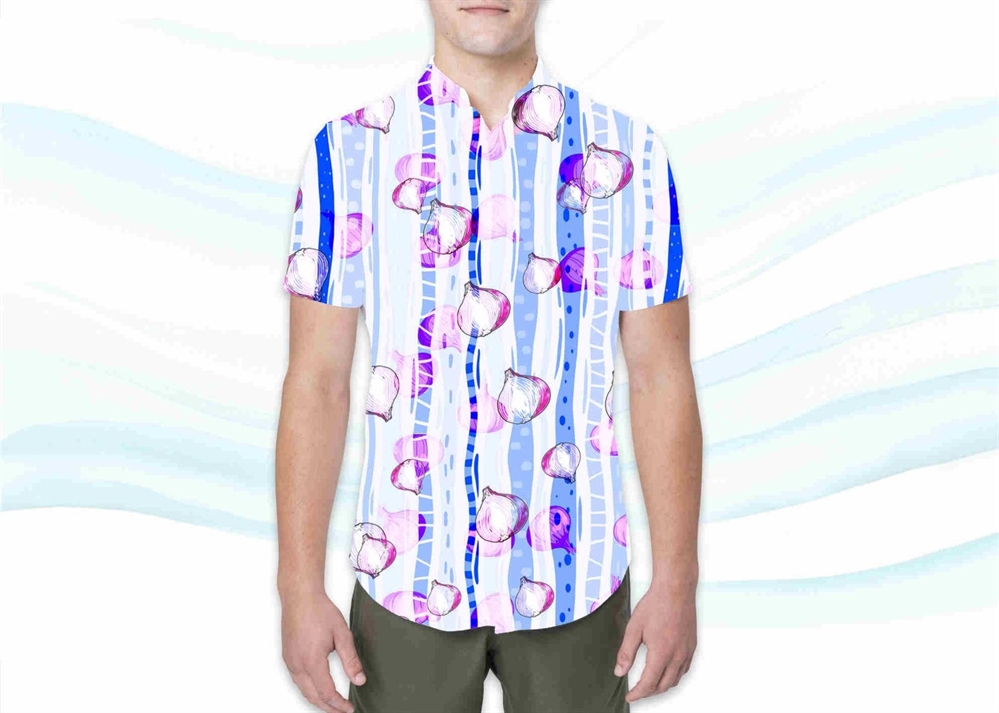 CAMICIA UOMO POLIESTERE CIPOLLE TG.ASS.
