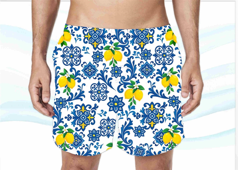 COSTUME UOMO POLIESTERE LIMONI TG.ASS.