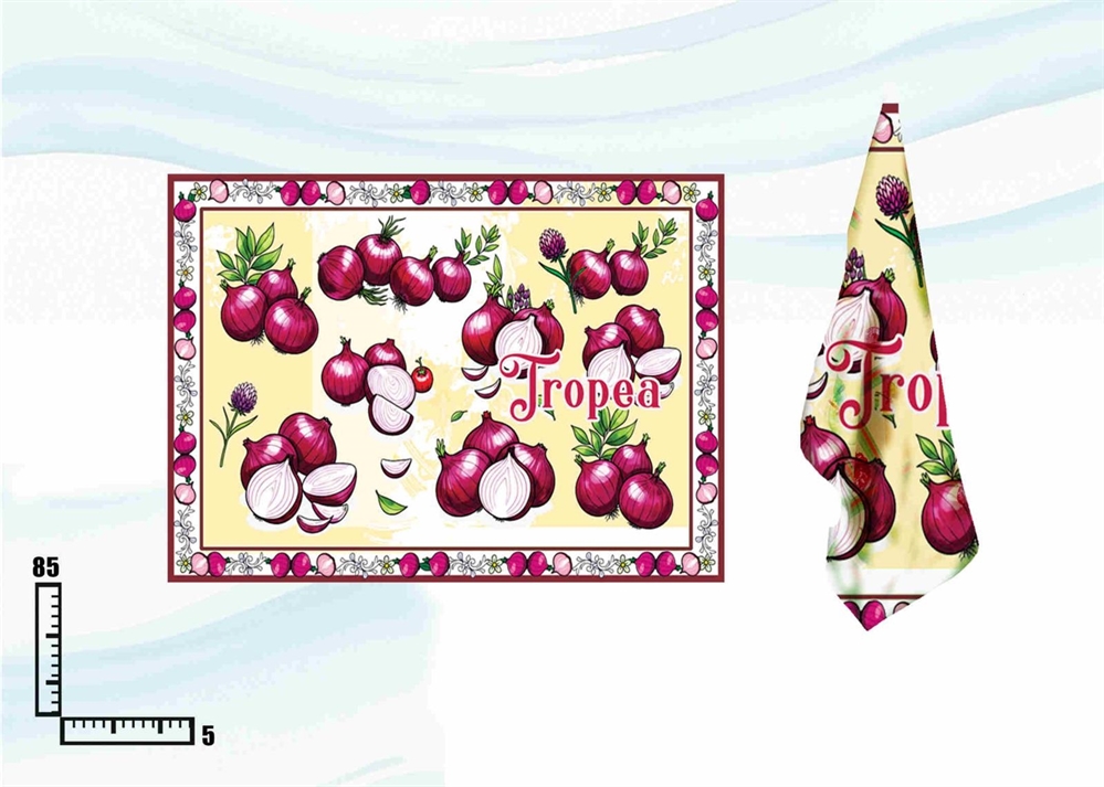 STROFINACCIO COTONE CM55X85 CIPOLLE TROPEA