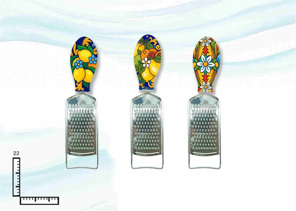 GRATTUGIA METALLO CERAMICA C/RILIEVO PERSONALIZZABILE