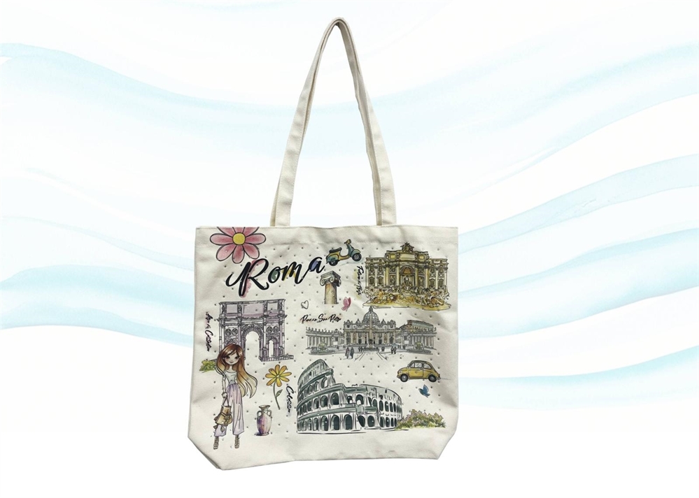 SHOPPER C/STRASS ROMA