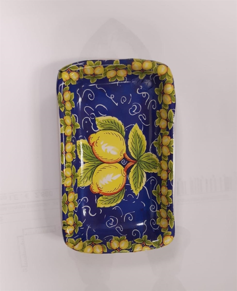 VASSOIO CERAMICA RETT.CM10.5X6 PERSONALIZZABILE