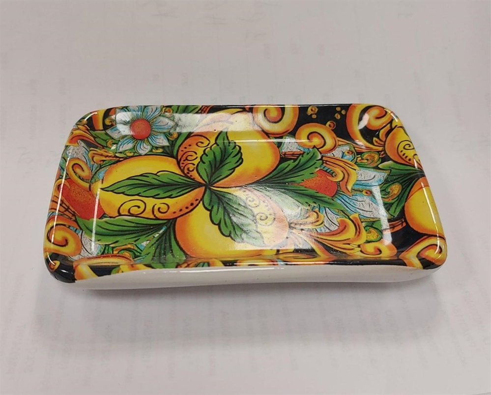VASSOIO CERAMICA CM13X9 RIL.PERSONALIZZABILE