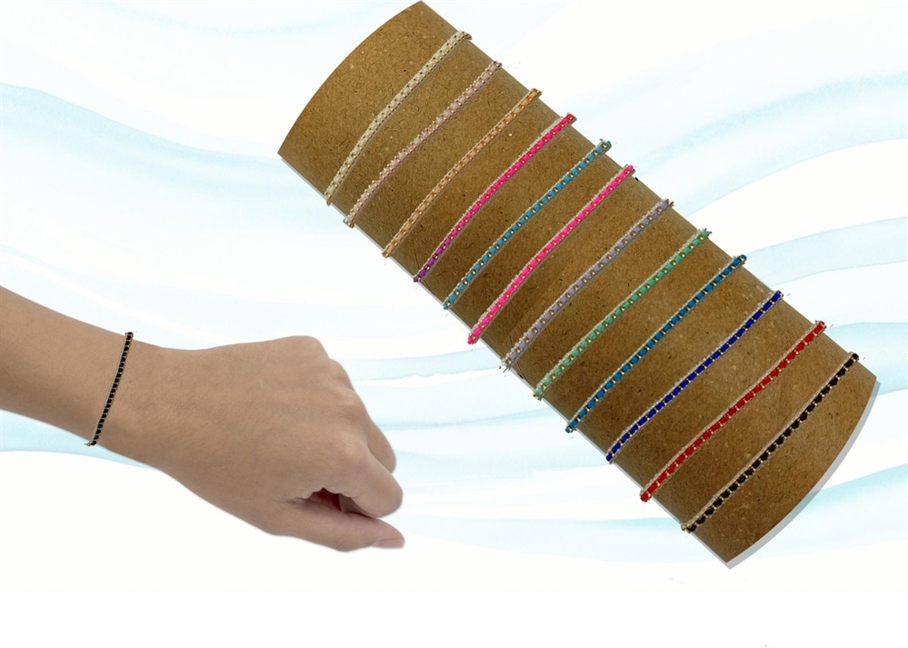 BRACCIALE TUBO 60PZ DORATI ASSORTITI