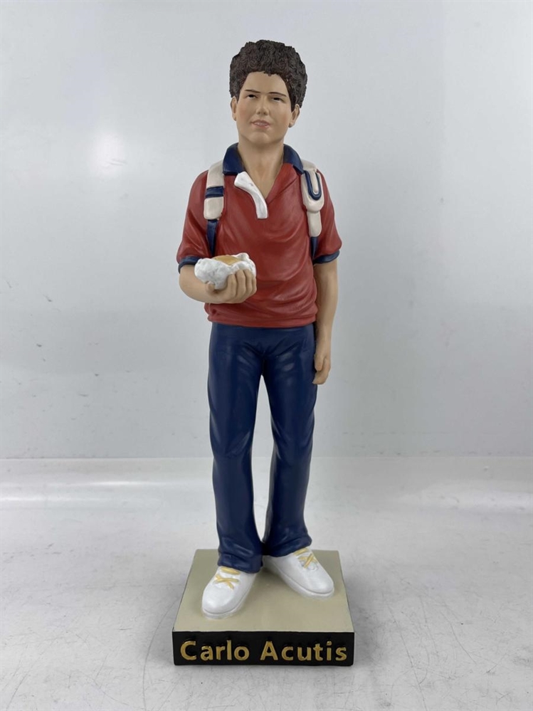 STATUA RESINA CARLO ACUTIS CM30