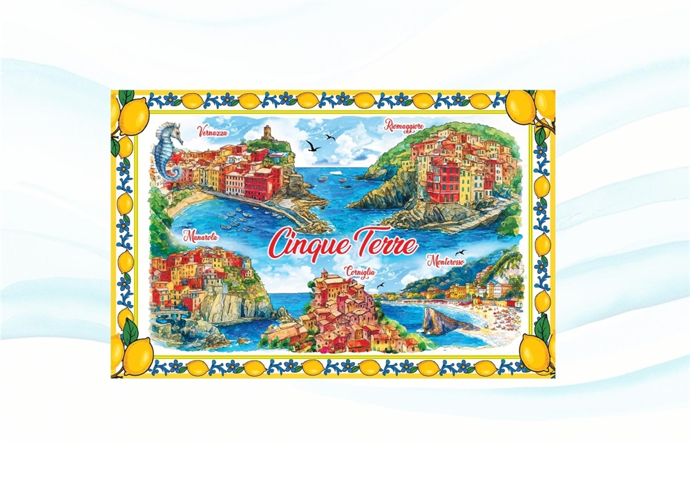 STROFINACCIO COTONE CM55X85 CINQUE TERRE