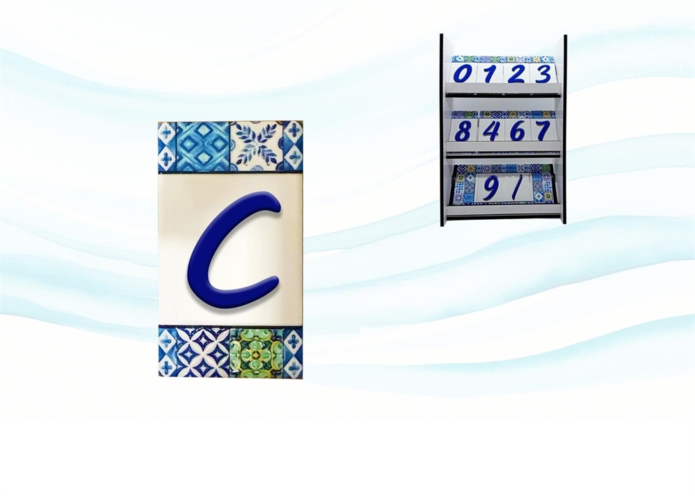 NUMERI CIVICI COL. LETTERA C