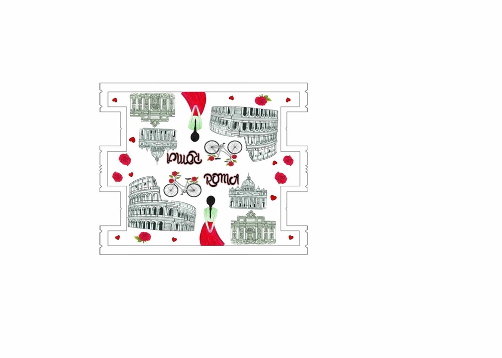 ASTUCCIO RETTANGOLARE ROMA