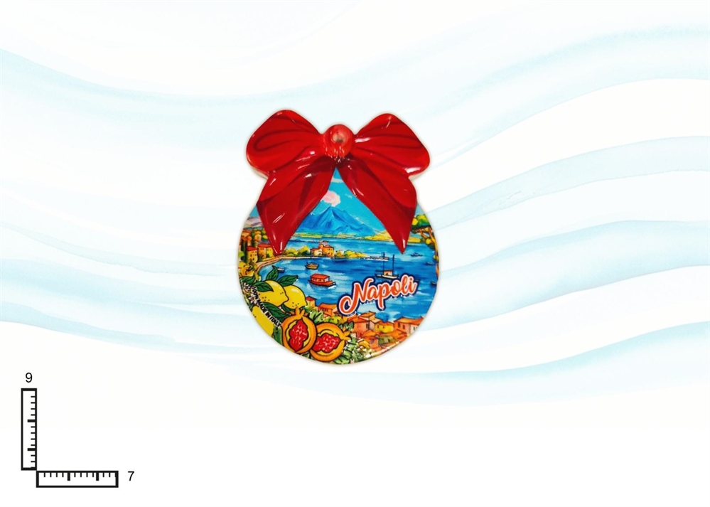 PALLINA RESINA FIOCCO RIL.PERSONALIZZABILE
