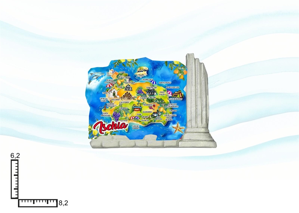 MAGNETE RESINA COLONNA ISCHIA