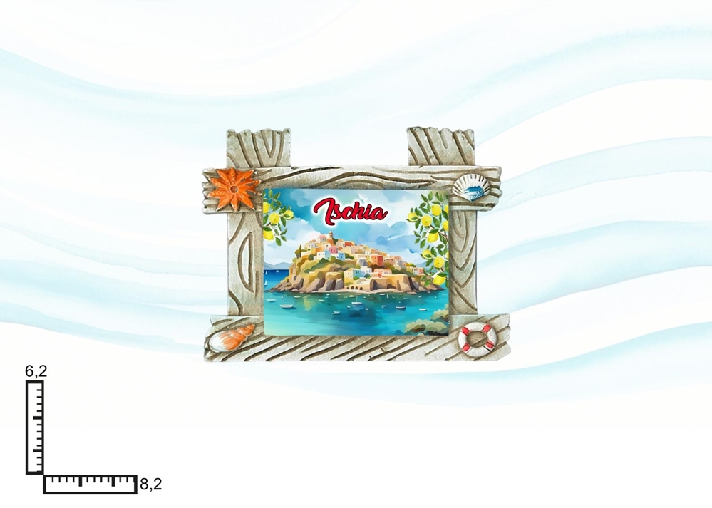 MAGNETE RESINA EFFETTO LEGNO ISCHIA