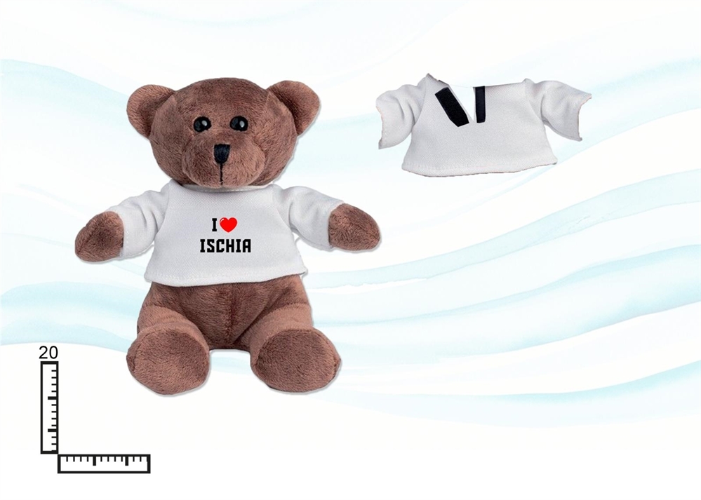 PELUCHE ORSETTO GR C/T-SHIRT ISCHIA