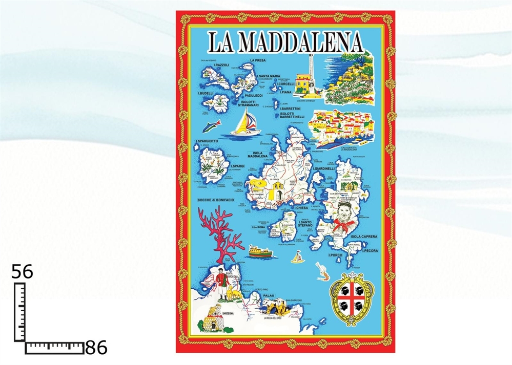 STROFINACCIO COTONE CM55X85 LA MADDALENA